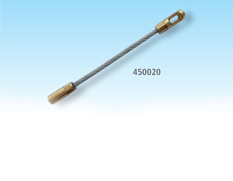 450020 Puntale flessibile con asola ∅7 M5.