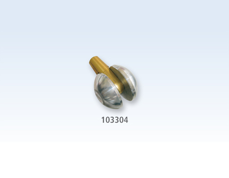 103304 - Puntale M5 con ruota ∅ 25